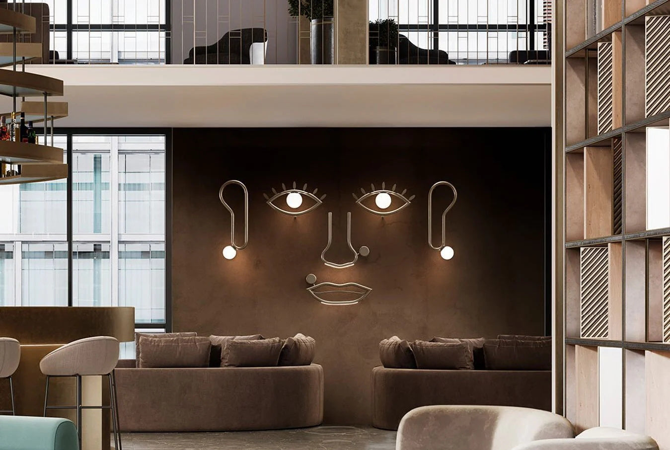 Oldore Applique Murale Laiton Verre Créativité - Neutralighting