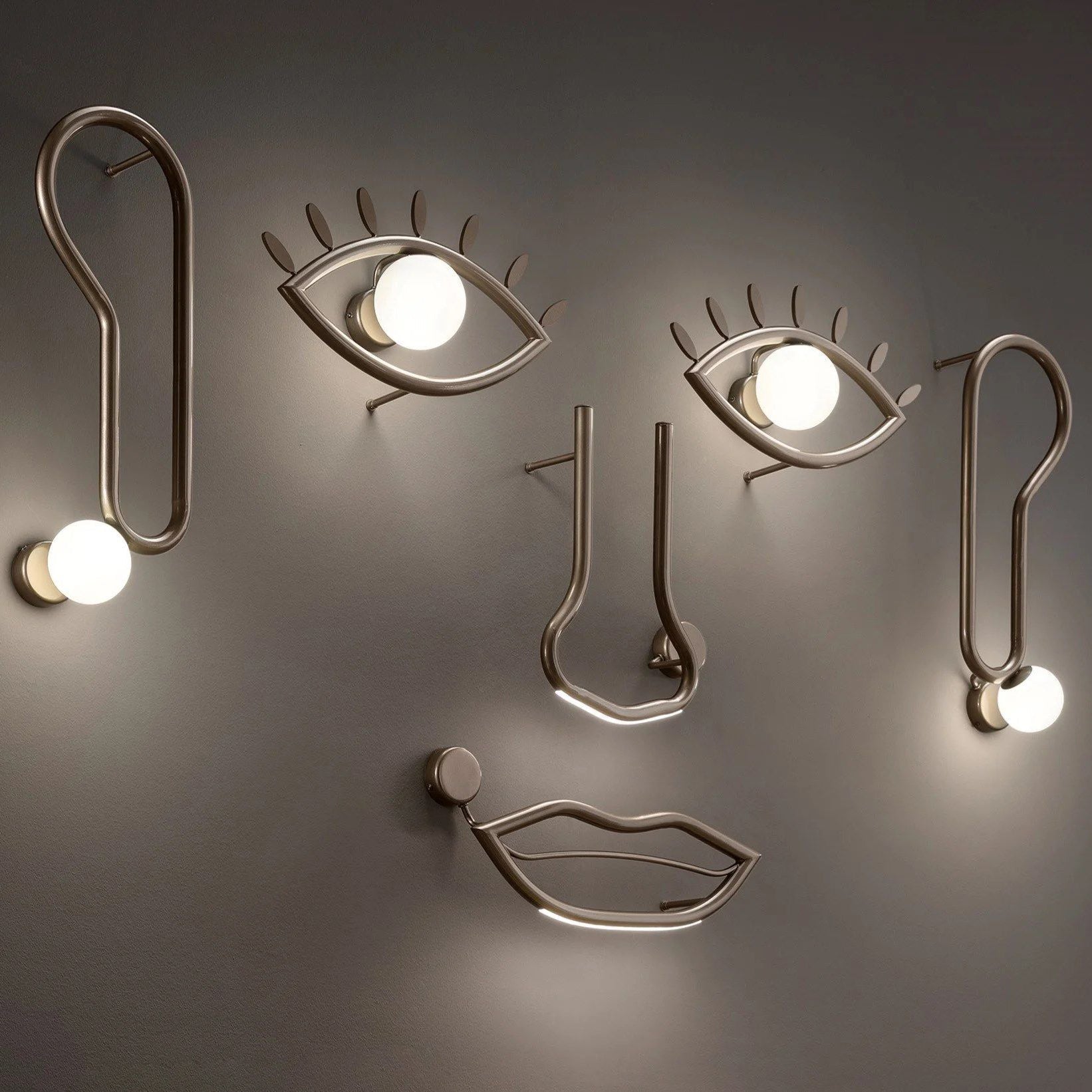 Oldore Applique Murale Laiton Verre Créativité - Neutralighting