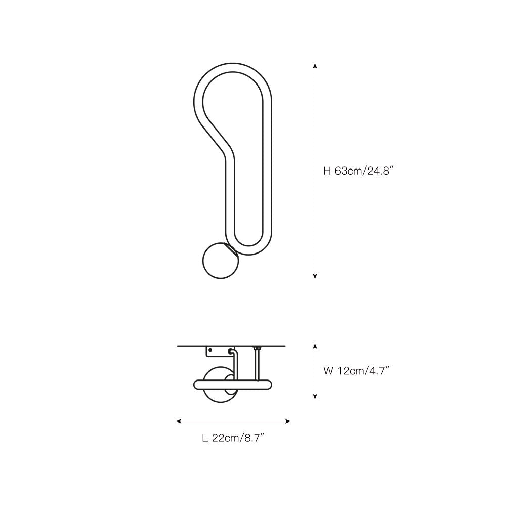 Oldore Applique Murale Laiton Verre Créativité - Neutralighting