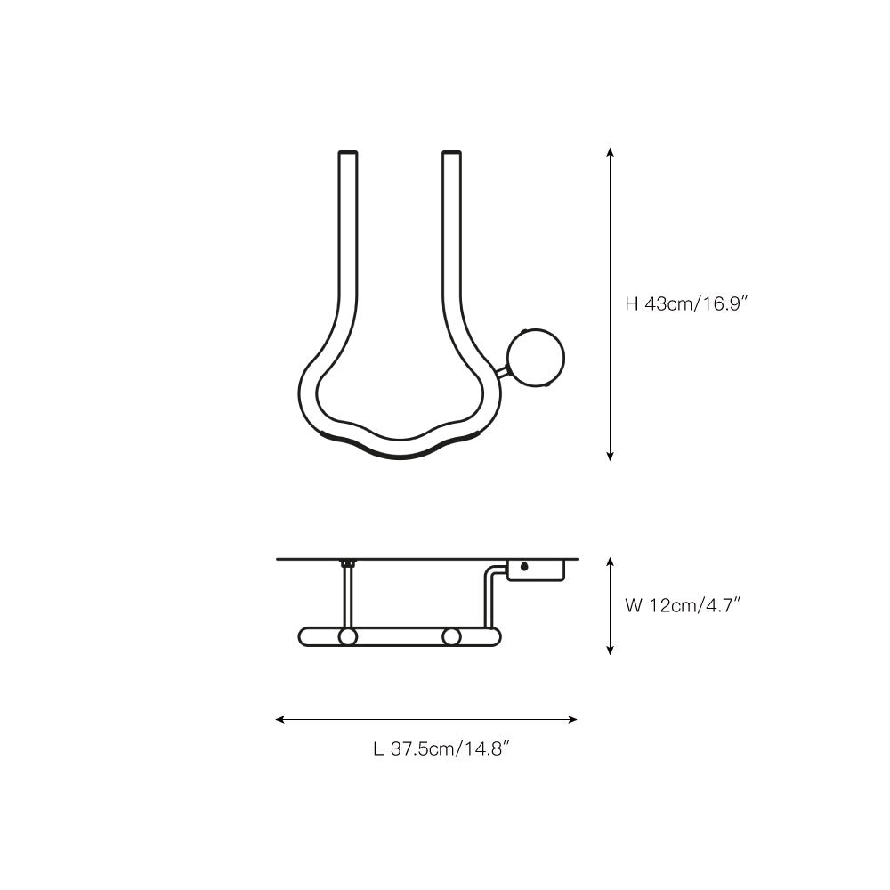 Oldore Applique Murale Laiton Verre Créativité - Neutralighting