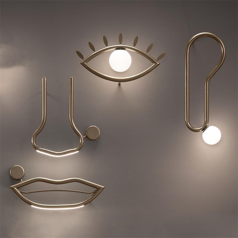 Oldore Applique Murale Laiton Verre Créativité - Neutralighting