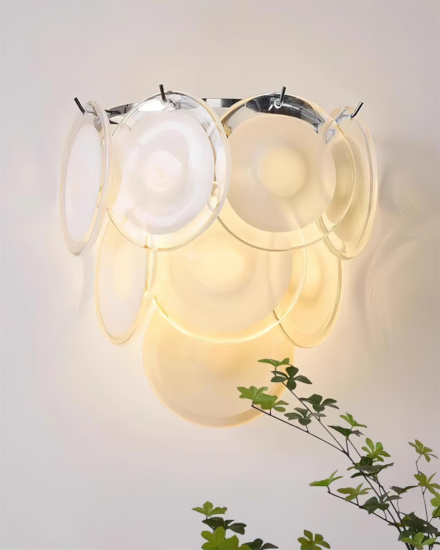 Vivelle Applique Murale Pétale en Verre Éthéré - Neutralighting