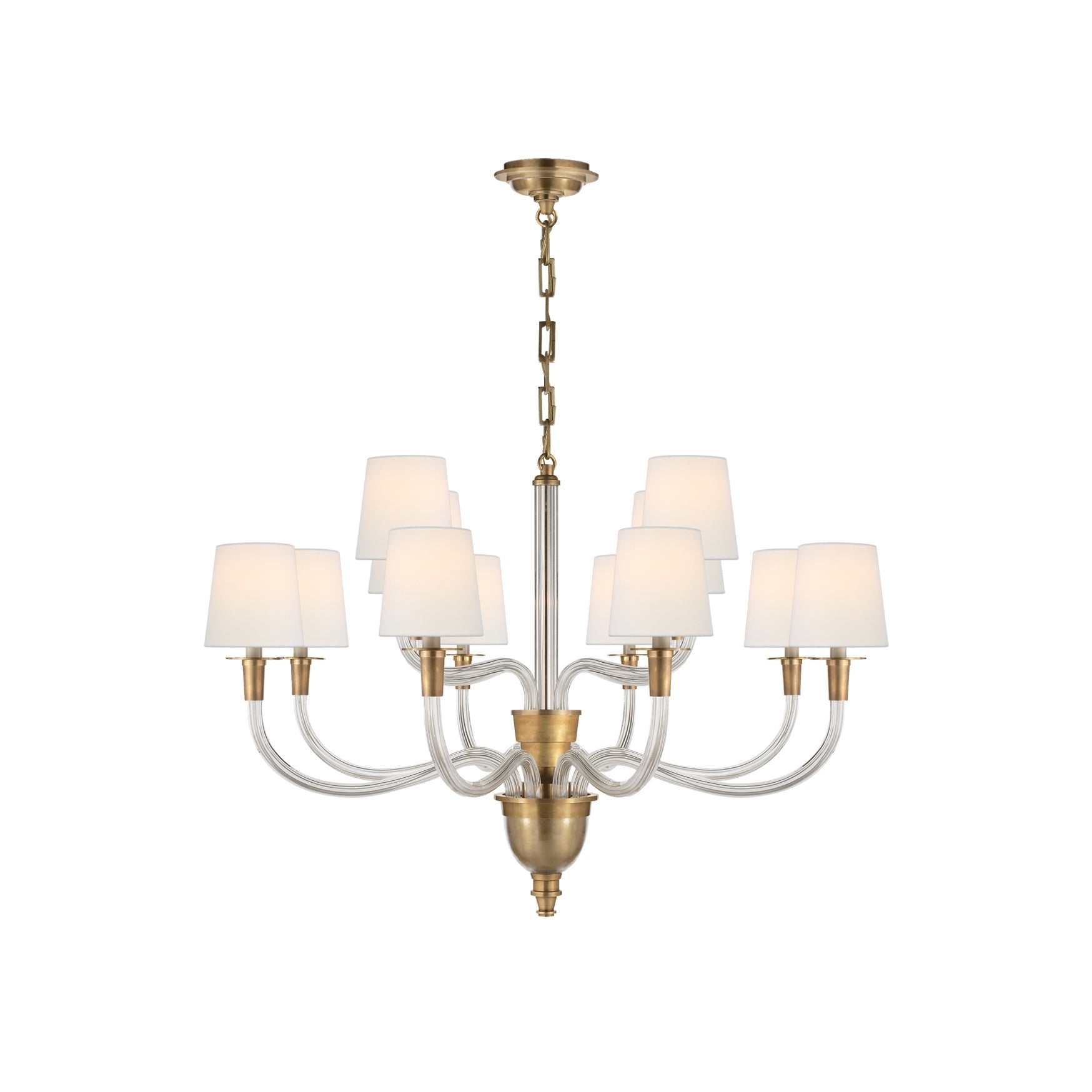 Syvinor Lustre Postmoderne Luxe Cristal Tissu - Neutralighting