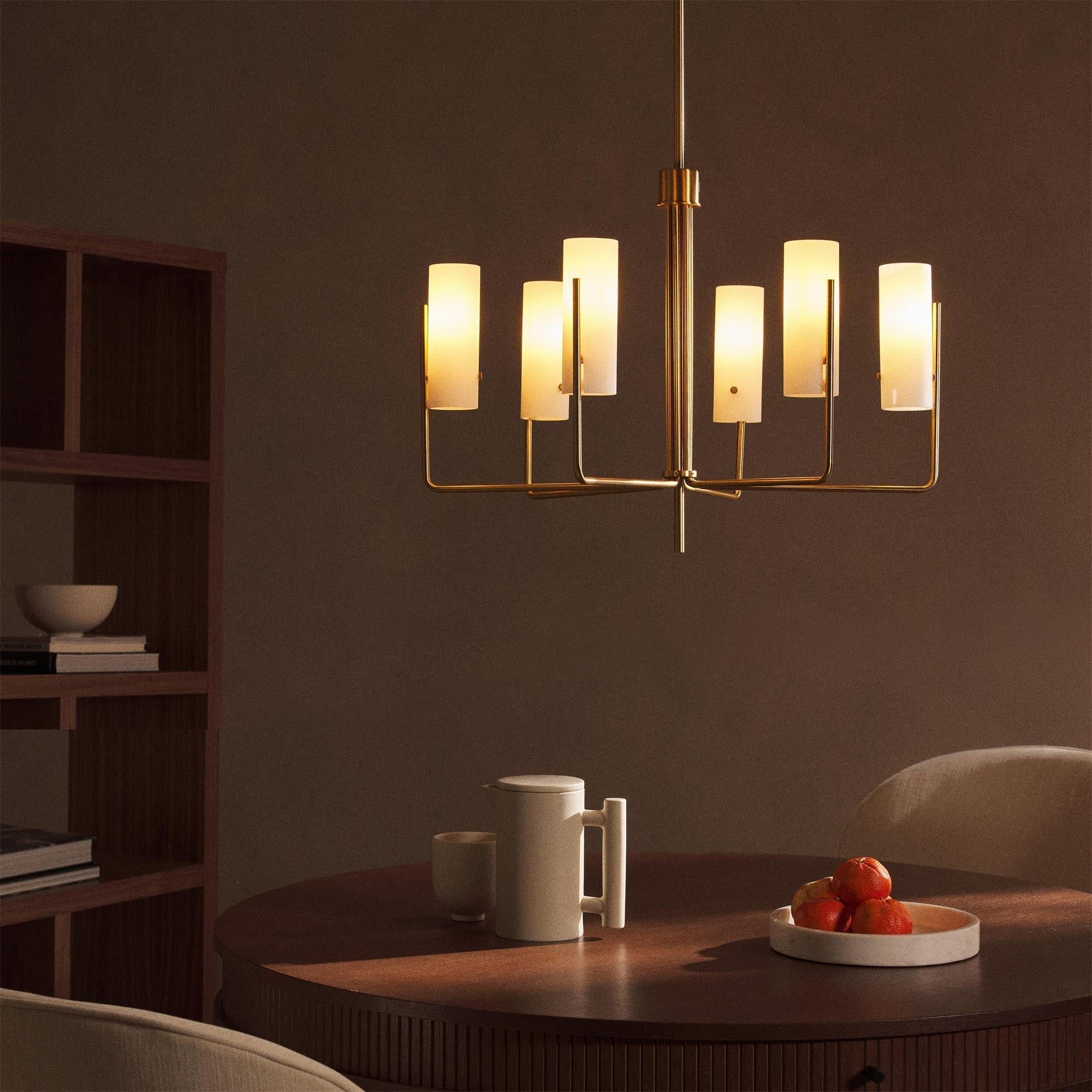 Ivraeus Lustre Vintage Industriel Laiton Verre - Neutralighting