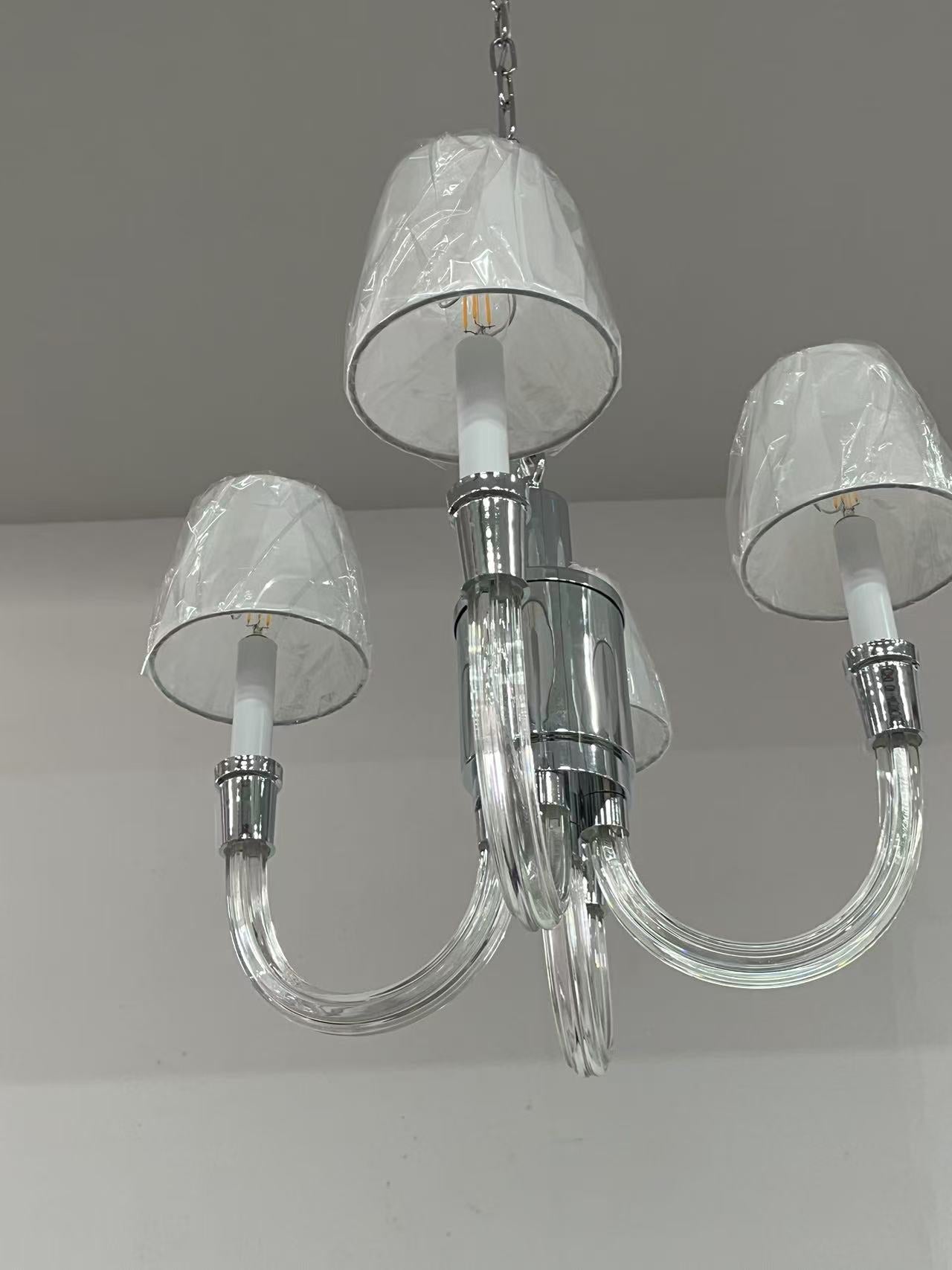 Syvinor Lustre Postmoderne Luxe Cristal Tissu - Neutralighting