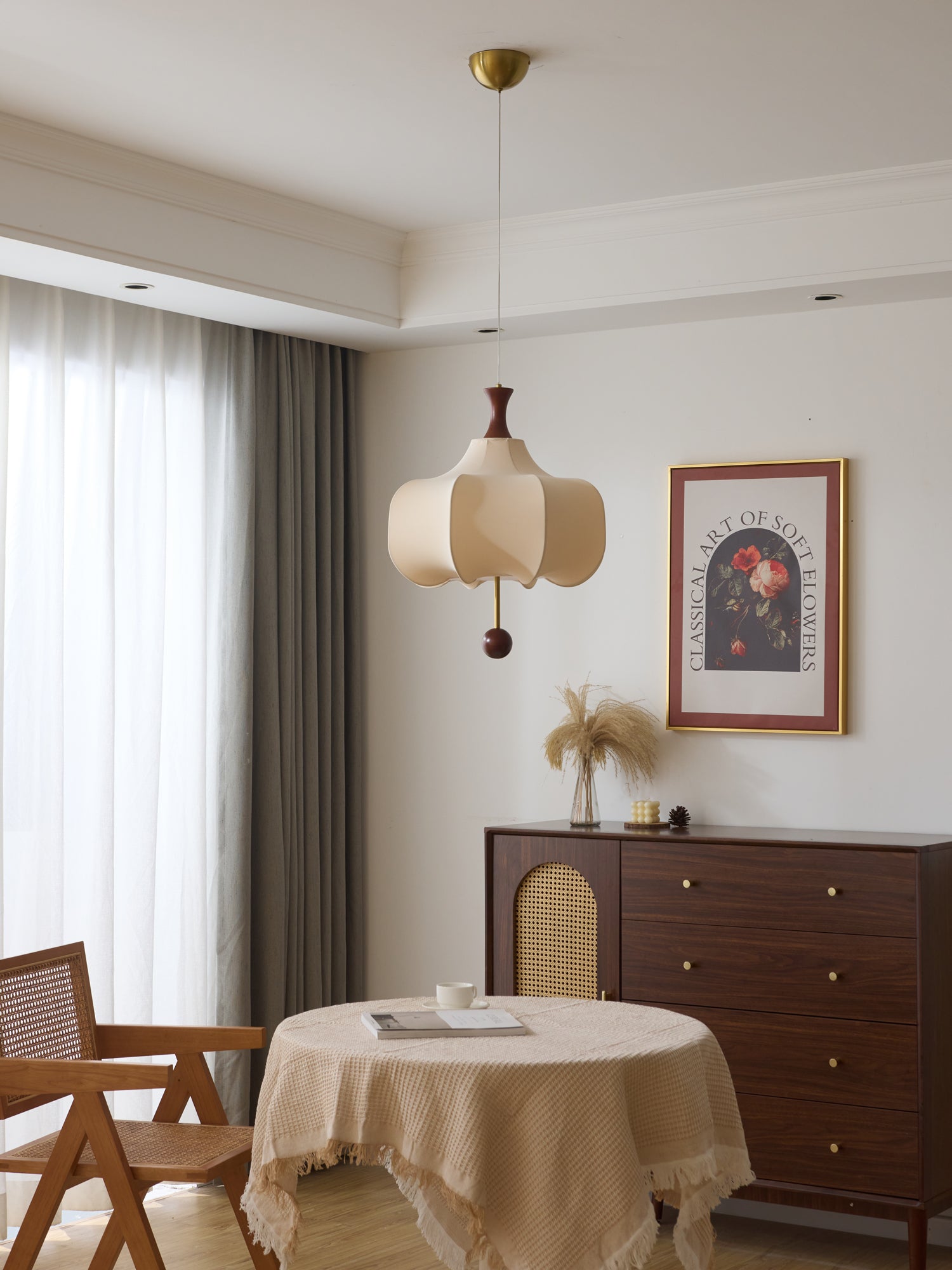 Venoryra Lampe Pendante Cloud Bois Premium Élégance - Neutralighting