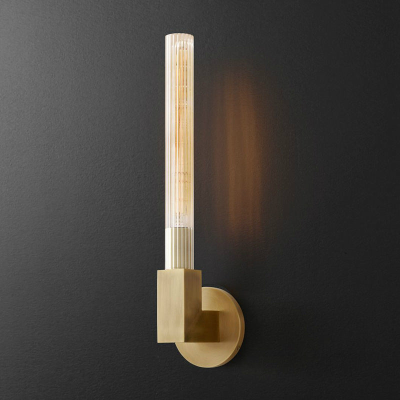 Arisha Nordique Métal Verre Intérieur Applique Murale Chambre à Coucher - Neutralighting