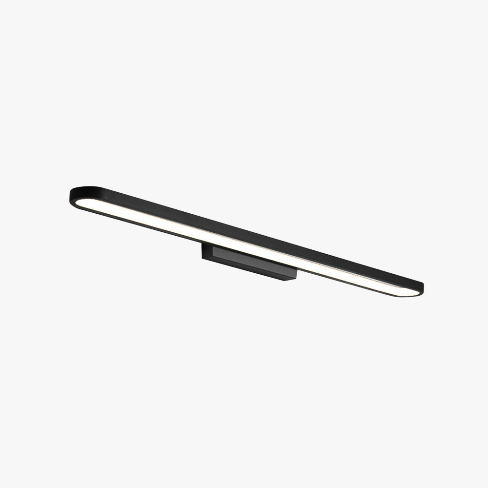 Luxa Applique Murale Miroir Ovale Moderne. Métal/Gel de Silice. Café/Noir Salon - Neutralighting