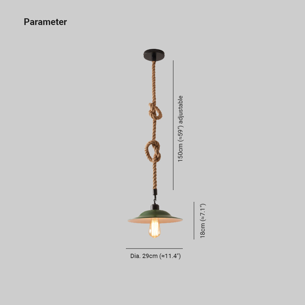 Epoch Vintage LED Suspension Vert Métal Chambre À Coucher/Salle À Manger