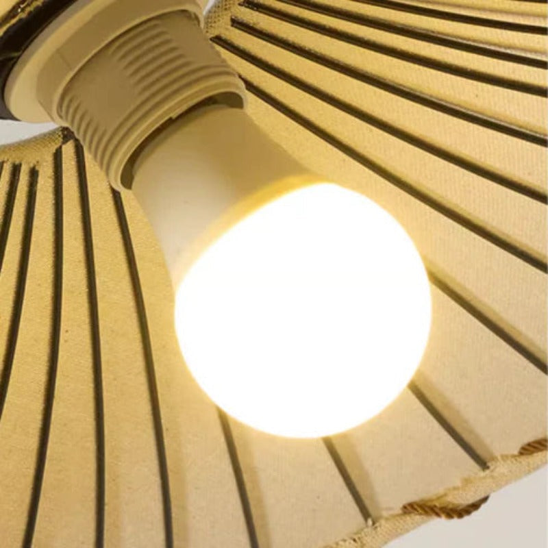 Avi Wabi-Sabi Rétro LED Suspension Métal/Tissu Salle À Manger/Salon - Neutralighting