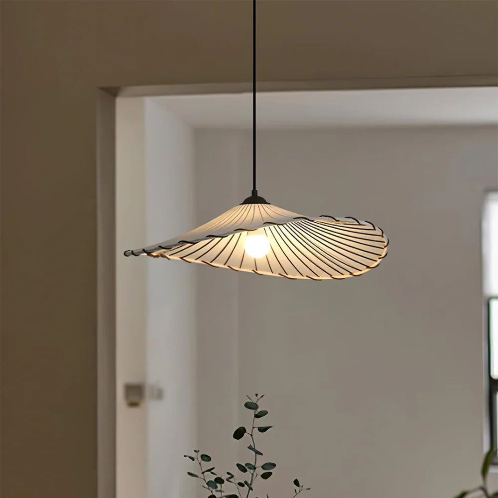 Avi Wabi-Sabi Rétro LED Suspension Métal/Tissu Salle À Manger/Salon