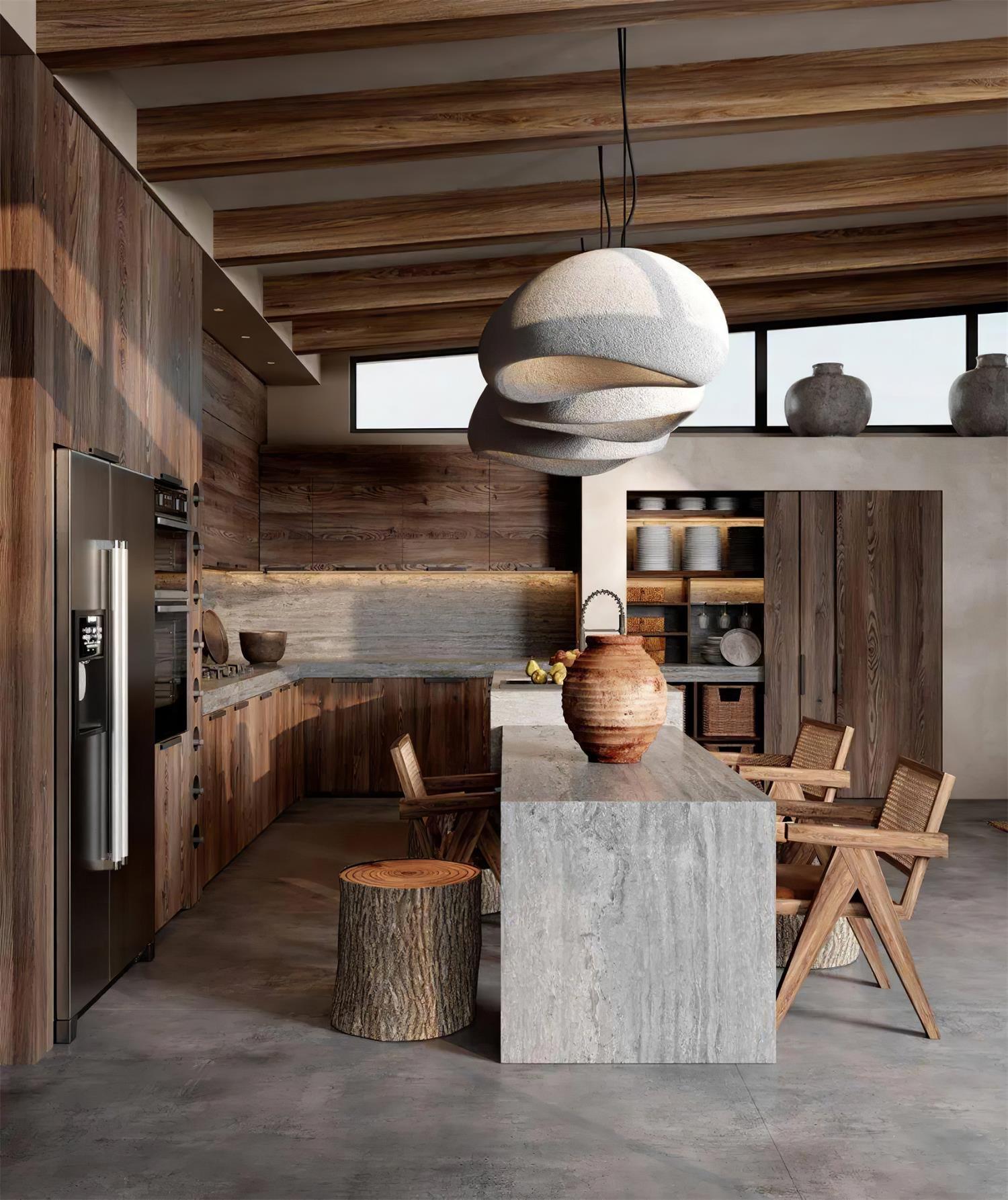 Luxor Chandelier Artistique Minimaliste Wabi-Sabi - Neutralighting