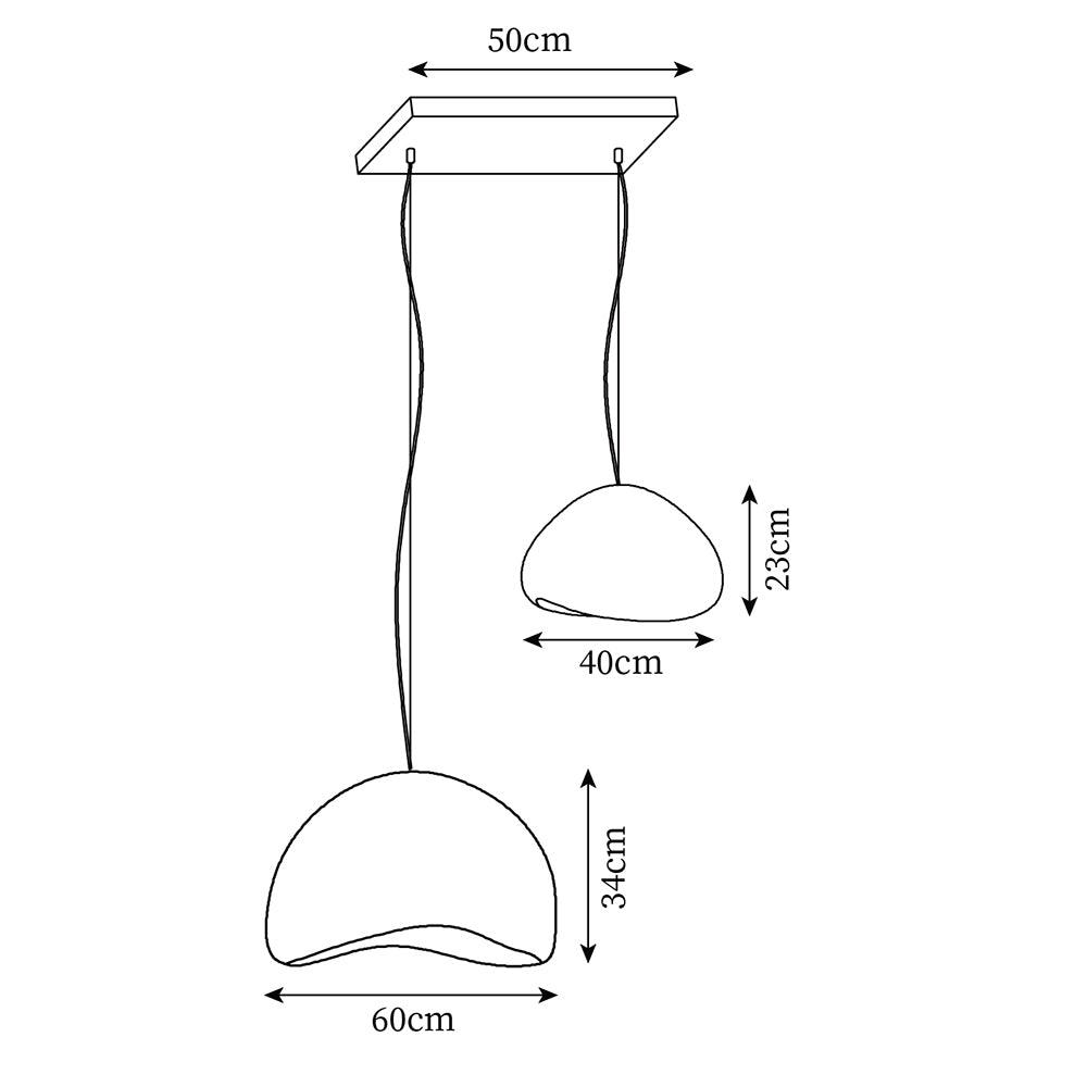 Luxor Chandelier Artistique Minimaliste Wabi-Sabi - Neutralighting
