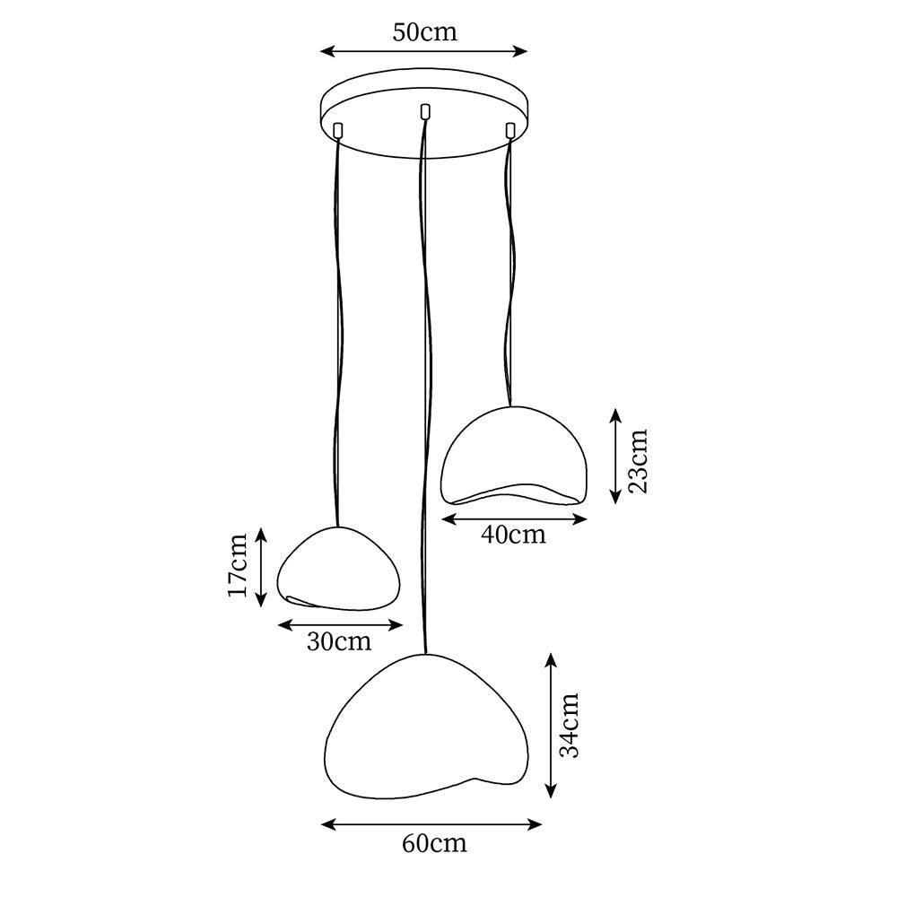 Luxor Chandelier Artistique Minimaliste Wabi-Sabi - Neutralighting