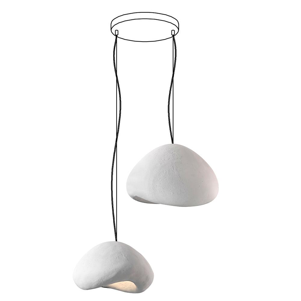 Luxor Chandelier Artistique Minimaliste Wabi-Sabi - Neutralighting