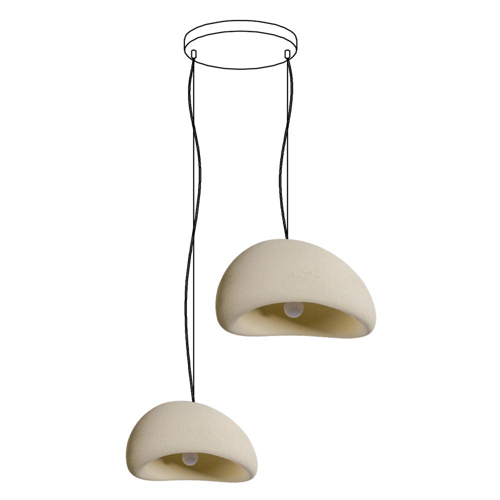 Luxor Chandelier Artistique Minimaliste Wabi-Sabi - Neutralighting