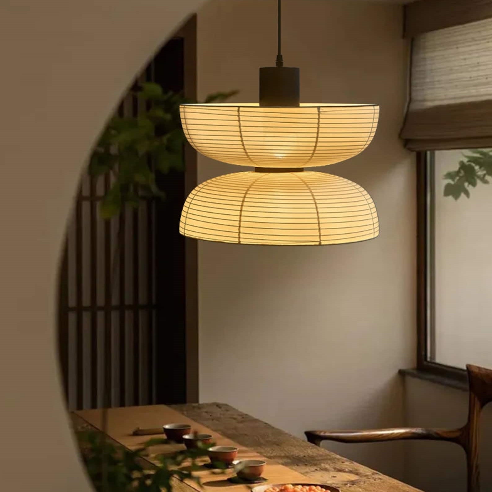 Ritta Moderne LED Conique Métale Suspension Chambre à Coucher - Neutralighting
