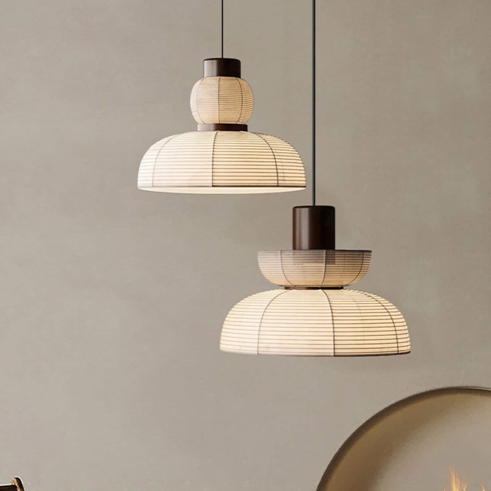 Ritta Moderne LED Conique Métale Suspension Chambre à Coucher - Neutralighting