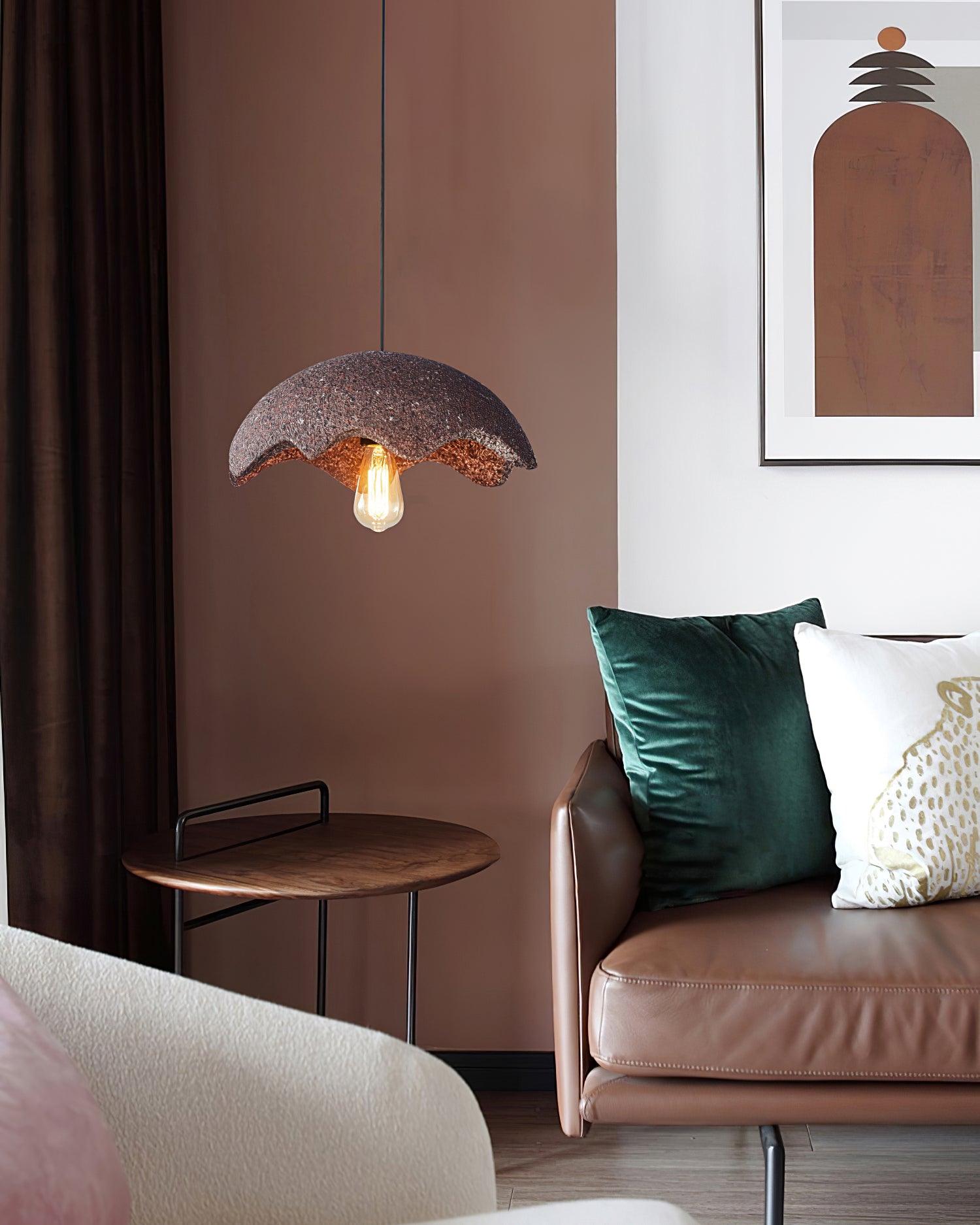 Zuko Lampe Pendante Évasée Texturée Organique - Neutralighting