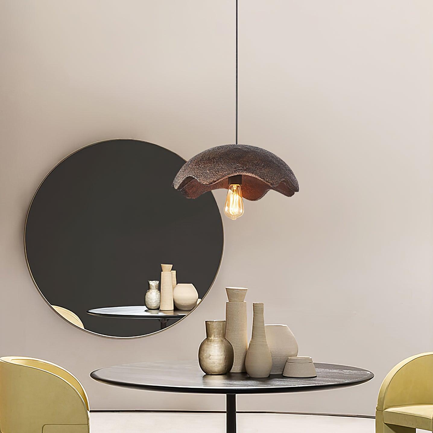 Zuko Lampe Pendante Évasée Texturée Organique - Neutralighting