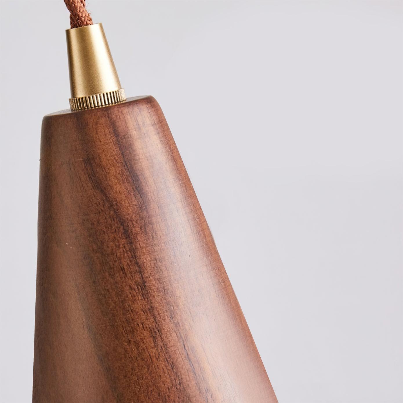 Noyer Lampe à Suspension en Verre - Neutralighting