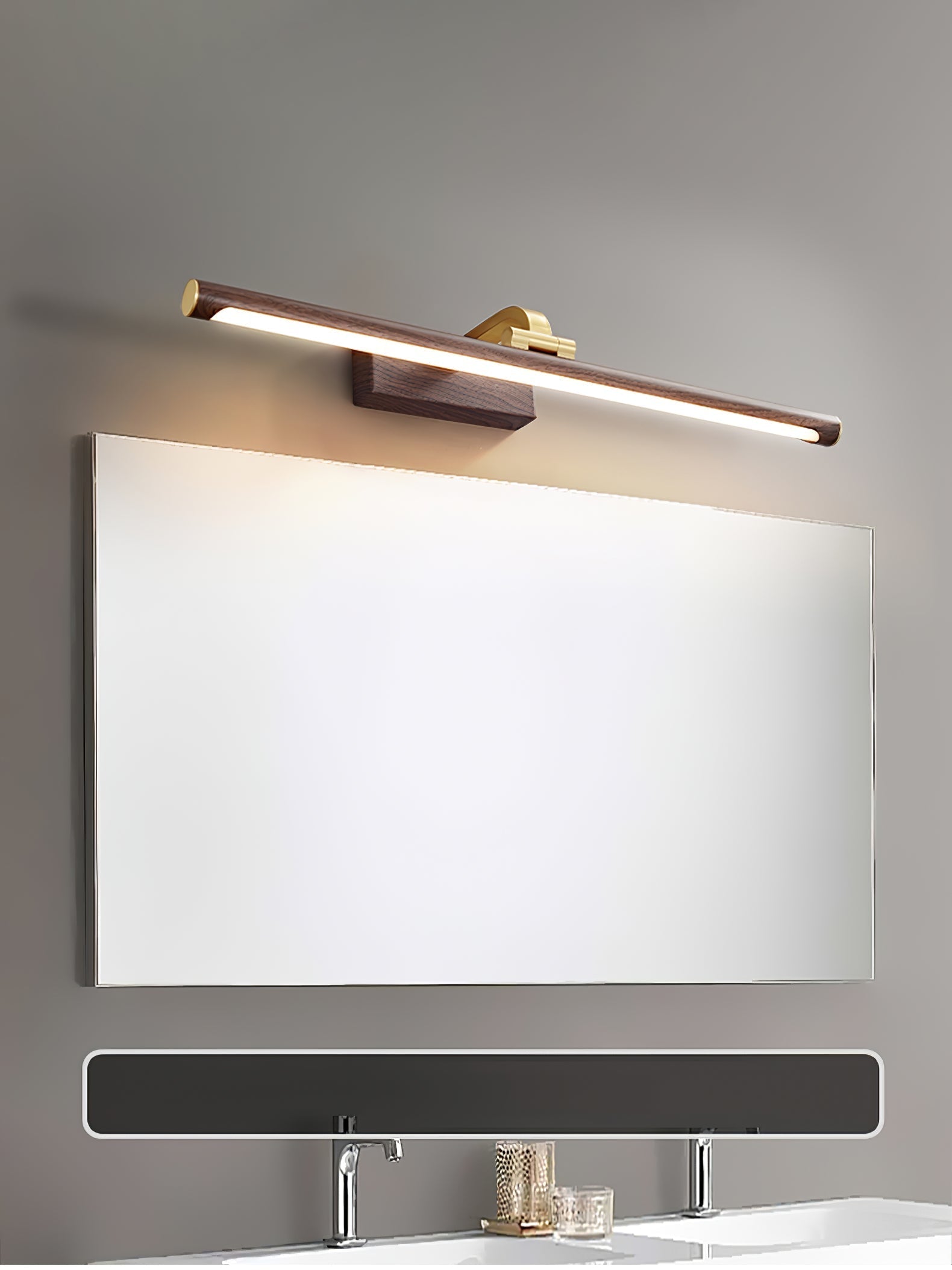 Lumare Applique murale minimaliste en laiton - Neutralighting