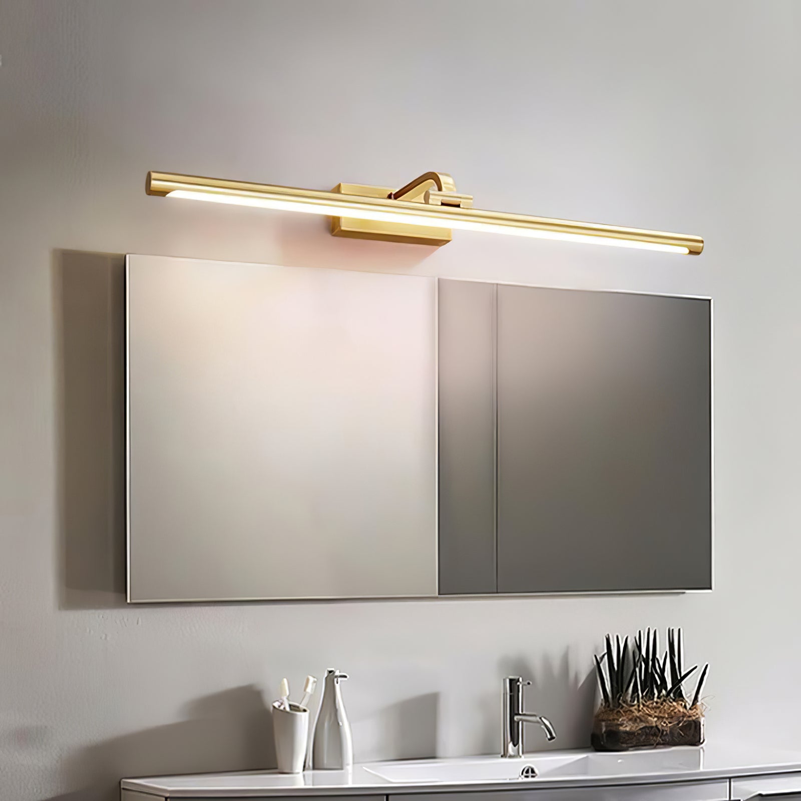 Lumare Applique murale minimaliste en laiton - Neutralighting