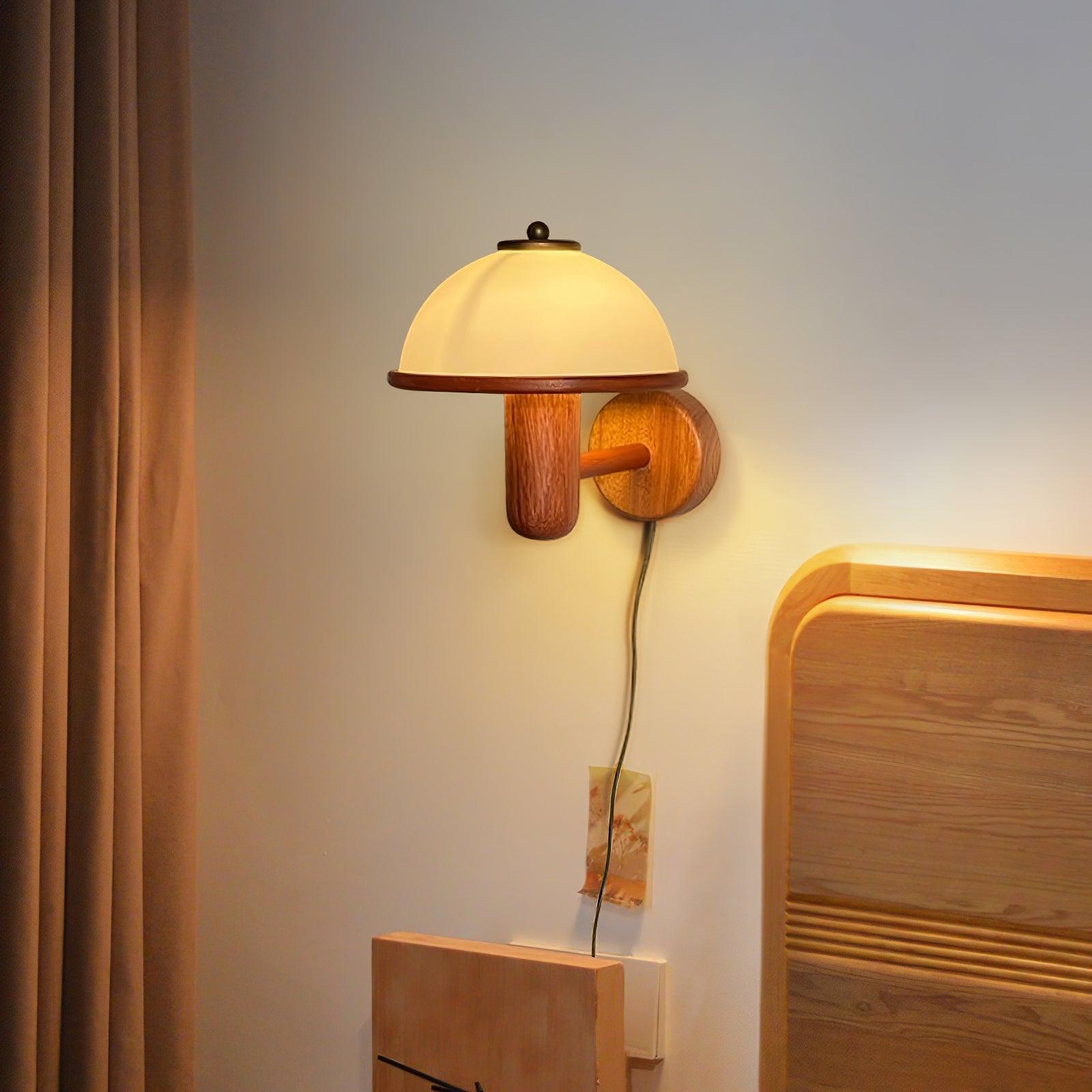 Lustra Wall Lamp Mushroom Wood - Neutralighting