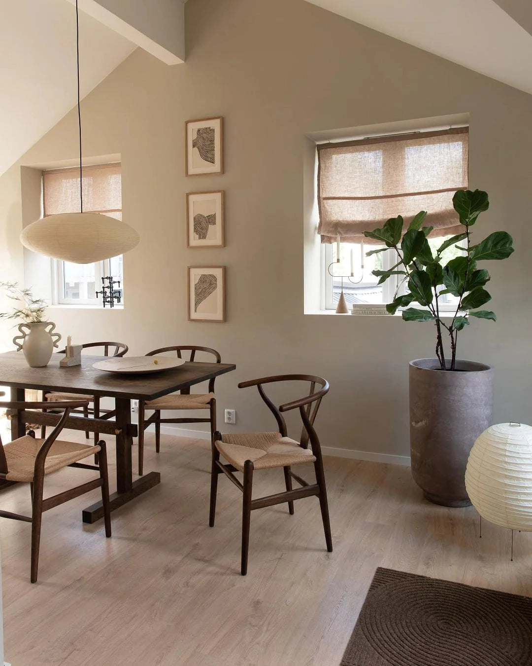 Lustra Suspension en Papier pour Salon - Neutralighting