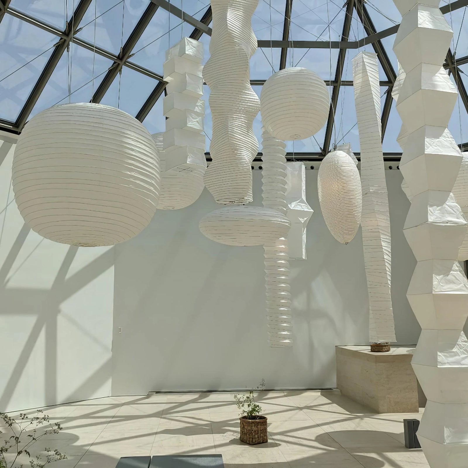 Orba Lampe Pendante en Papier Washi 15A - Neutralighting