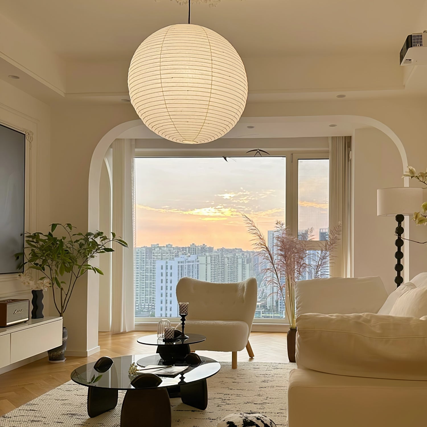 Vespace Papier Vintage Pendentif Lumière - Neutralighting