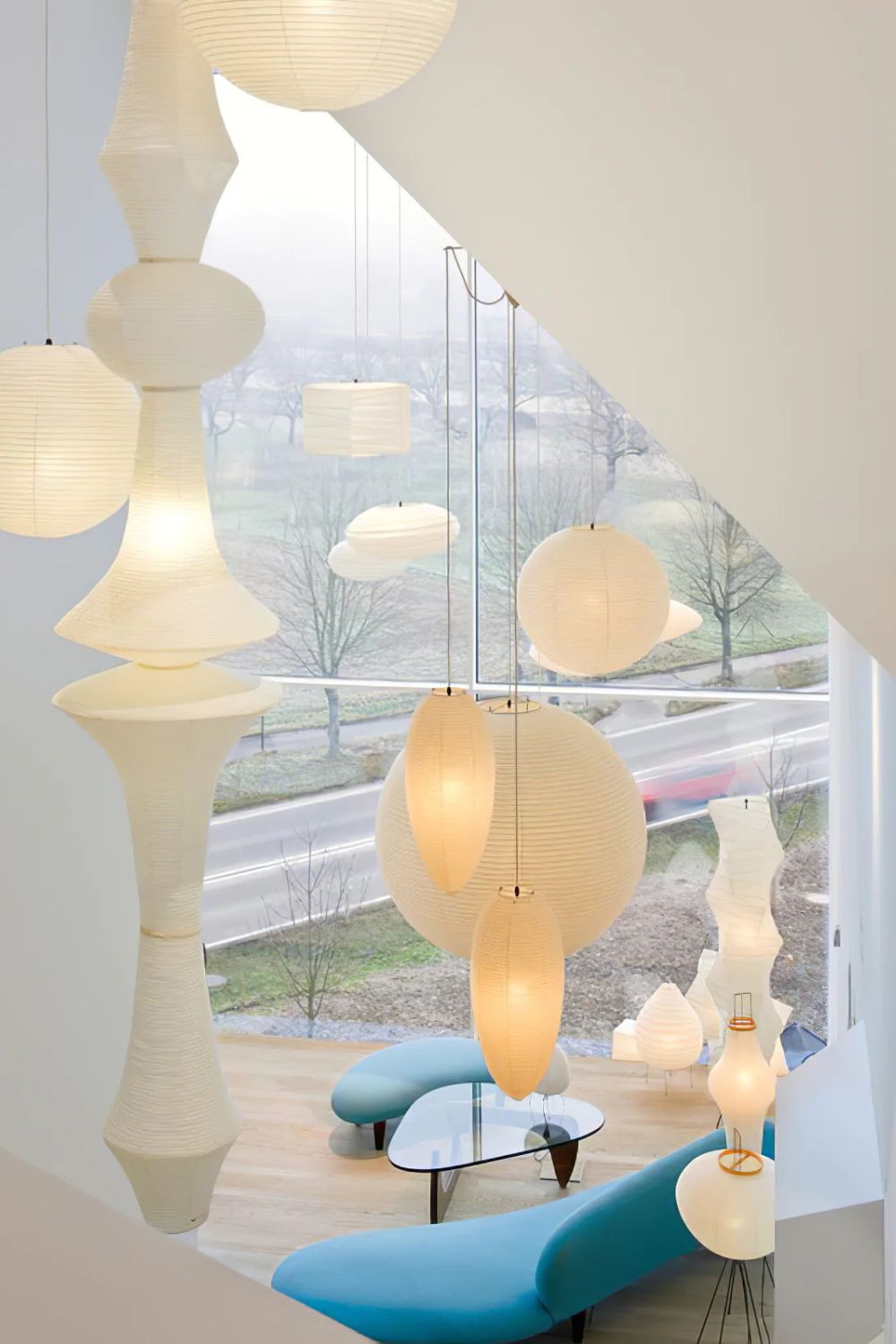 Veyran Paper Artistic Pendant Light - Neutralighting
