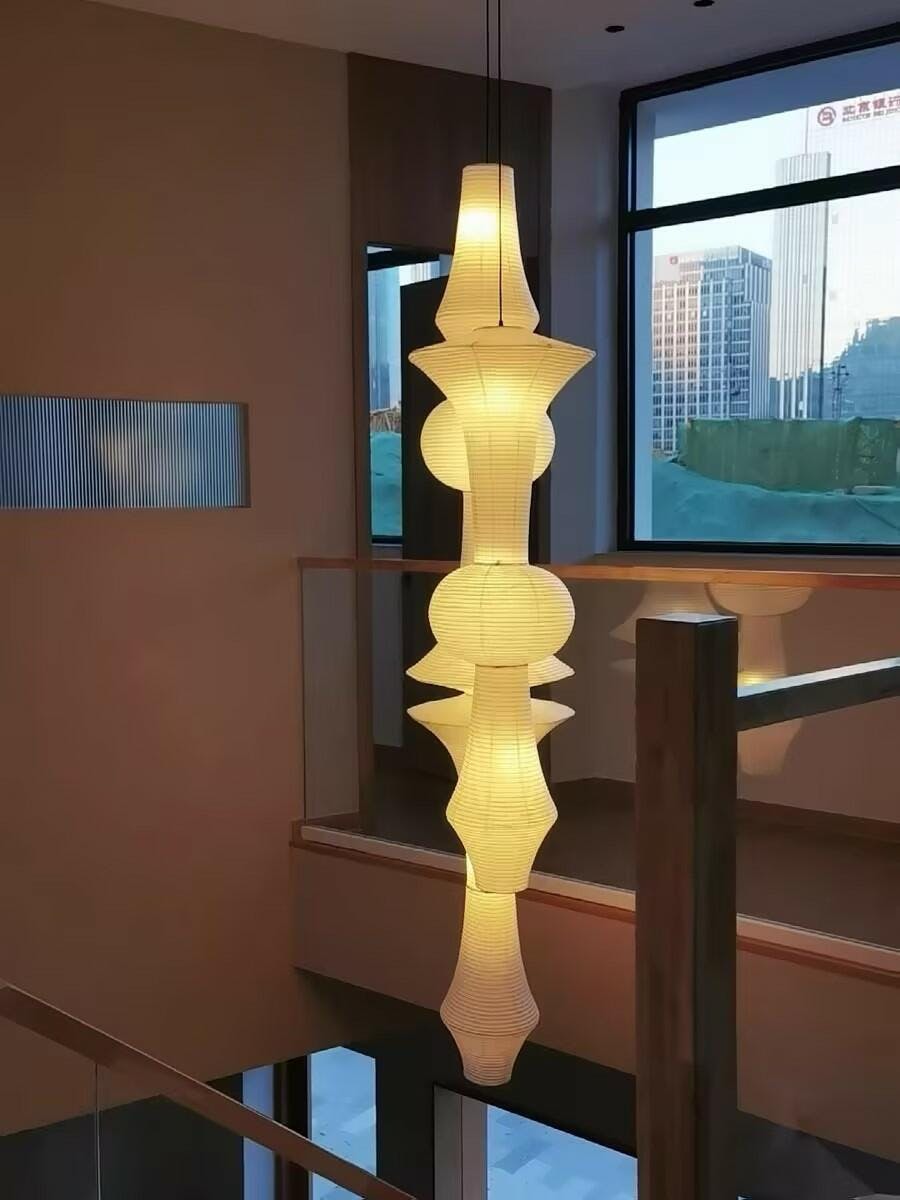 Veyran Paper Artistic Pendant Light - Neutralighting