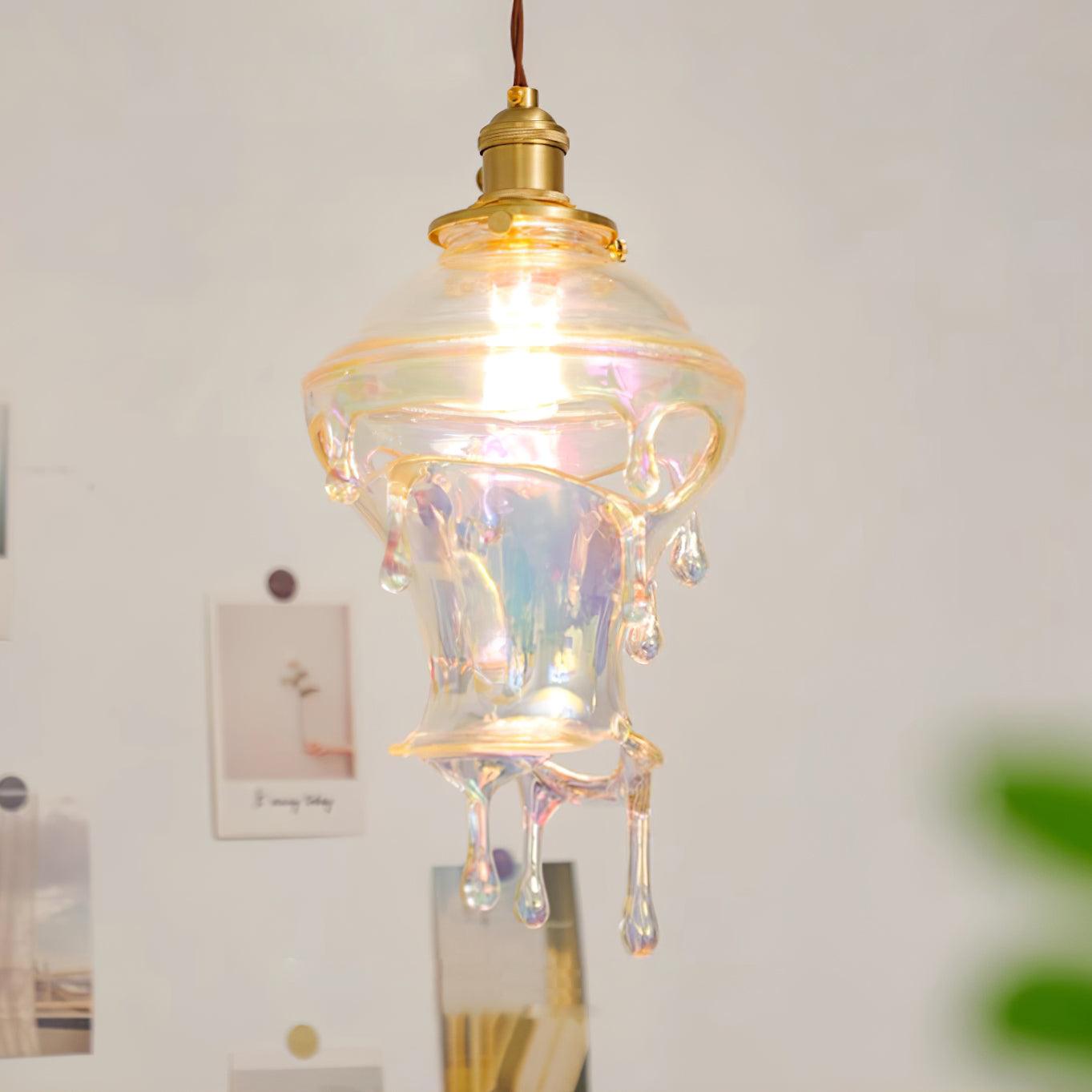 Luxora Suspension Goutte d’Eau Iridescente - Neutralighting