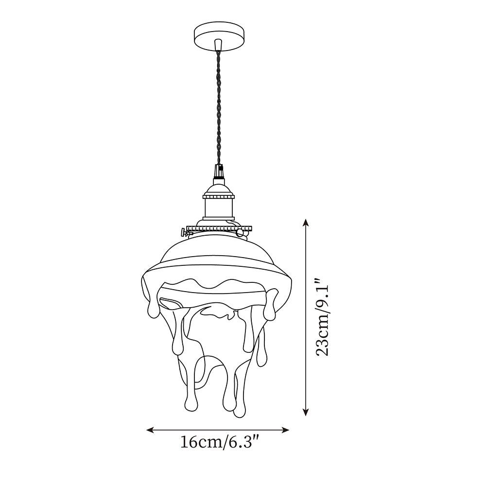 Luxora Suspension Goutte d’Eau Iridescente - Neutralighting