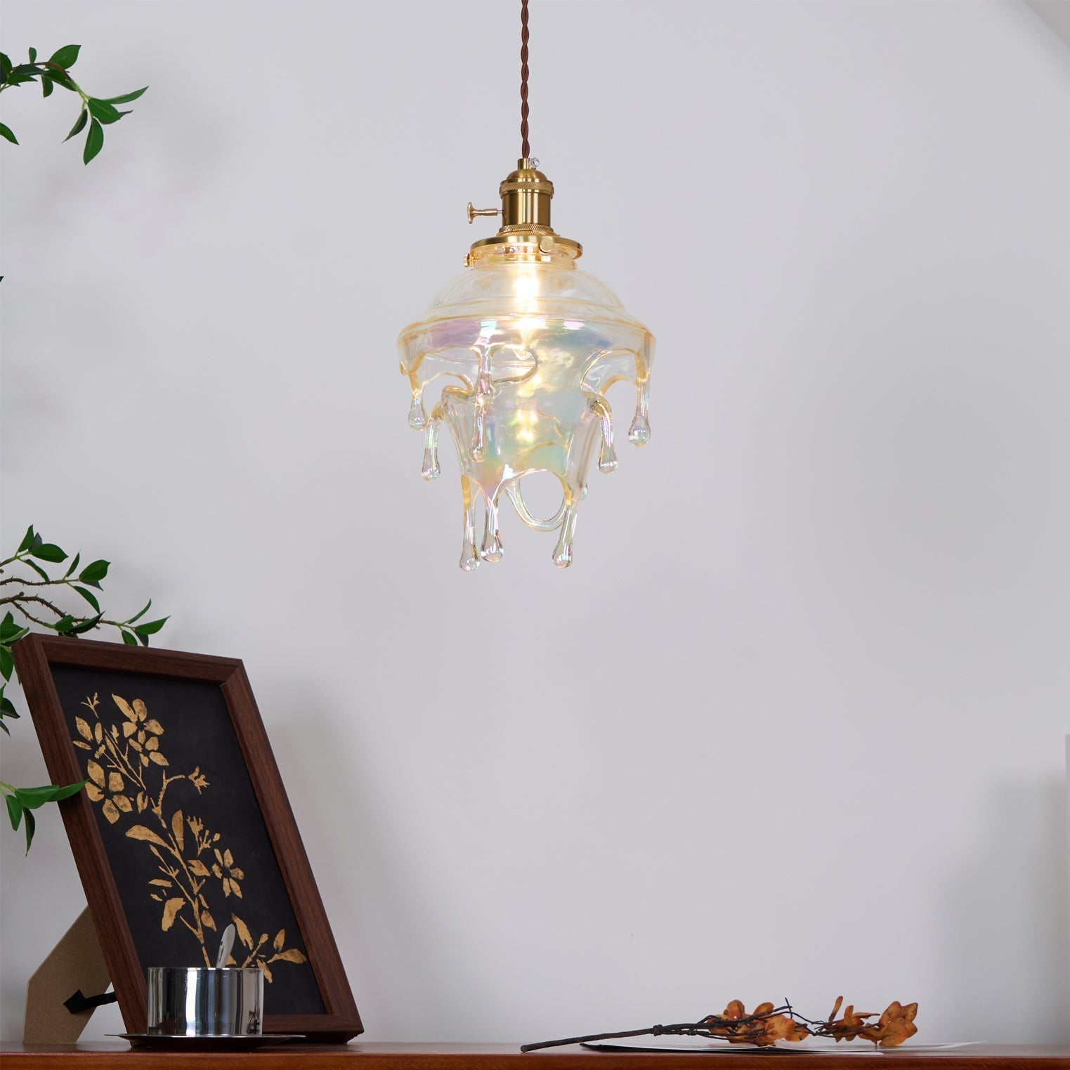 Luxora Suspension Goutte d’Eau Iridescente - Neutralighting