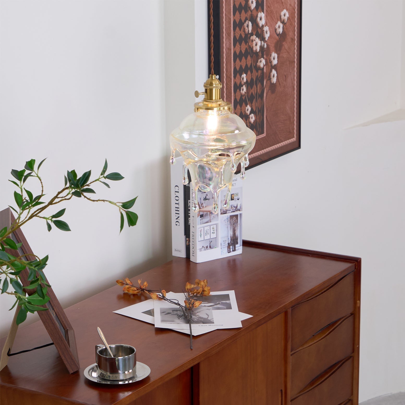Luxora Suspension Goutte d’Eau Iridescente - Neutralighting