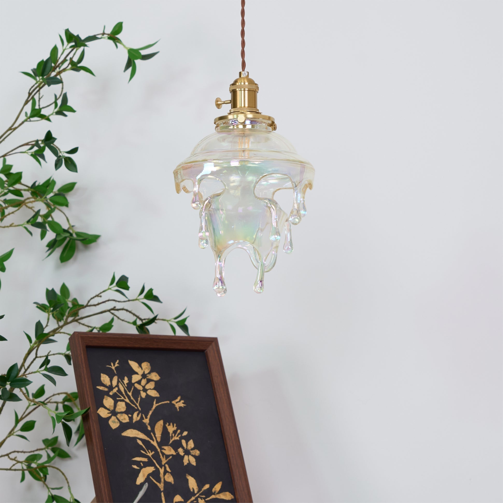 Luxora Suspension Goutte d’Eau Iridescente - Neutralighting