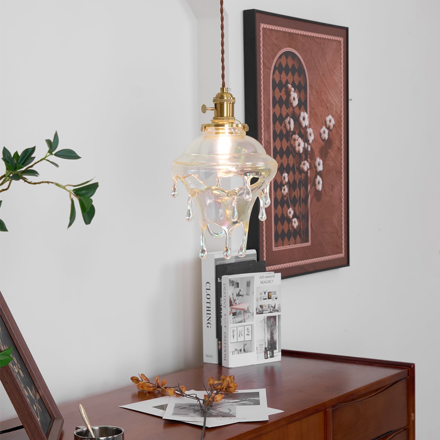 Luxora Suspension Goutte d’Eau Iridescente - Neutralighting
