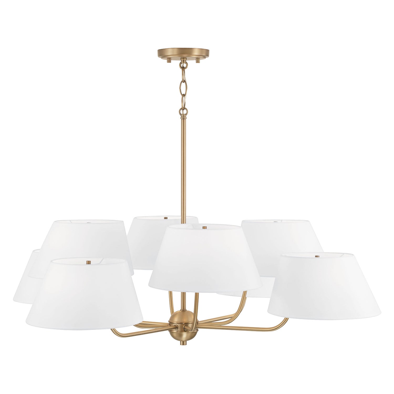Arcara Lustre Tissu Laiton Industriel Vintage - Neutralighting
