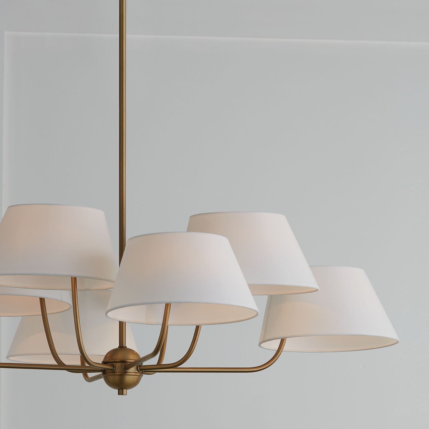 Arcara Lustre Tissu Laiton Industriel Vintage - Neutralighting