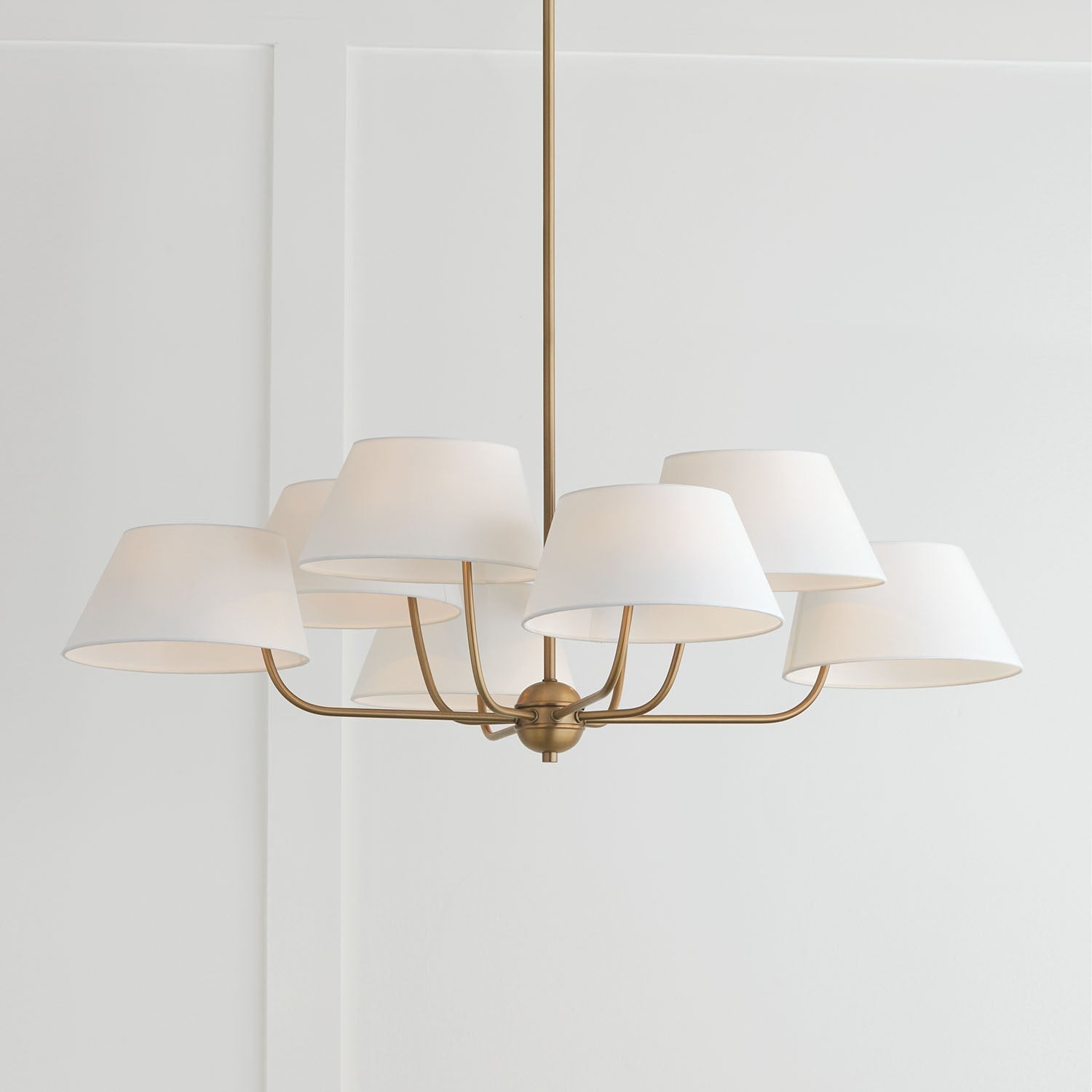 Arcara Lustre Tissu Laiton Industriel Vintage - Neutralighting