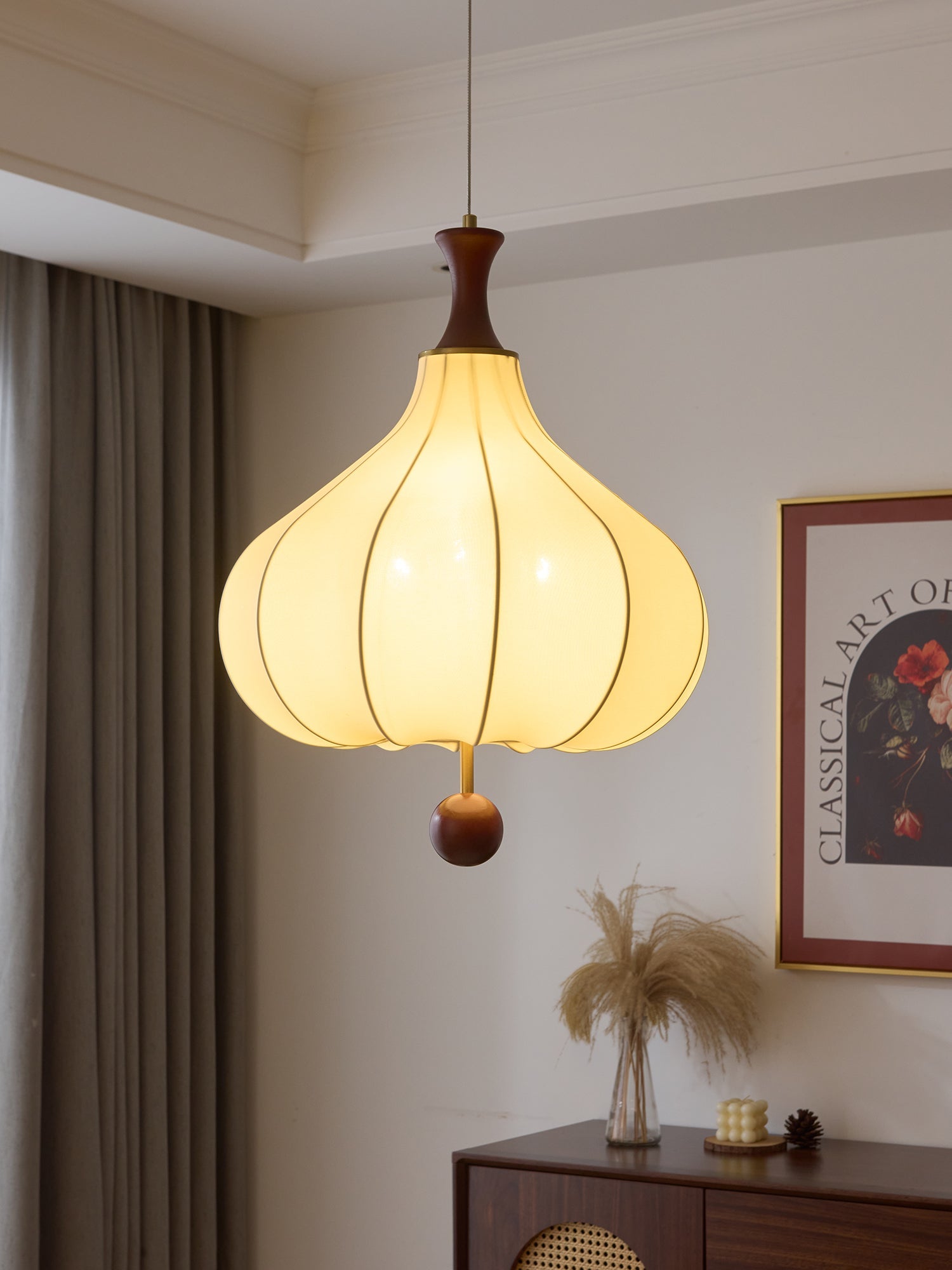 Mymira Lampe Pendante Traditionnelle Élégance en Bois - Neutralighting