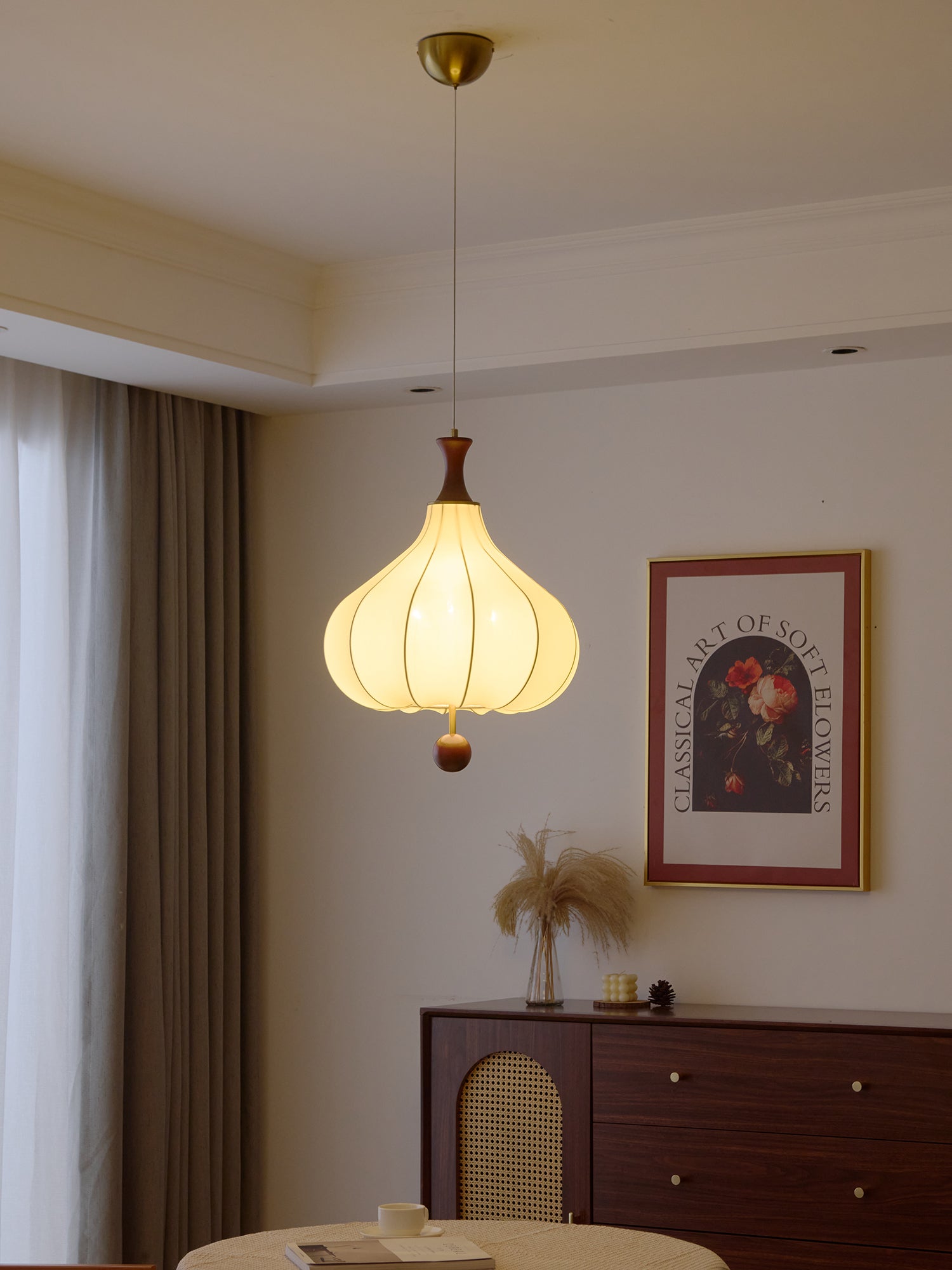 Mymira Lampe Pendante Traditionnelle Élégance en Bois - Neutralighting