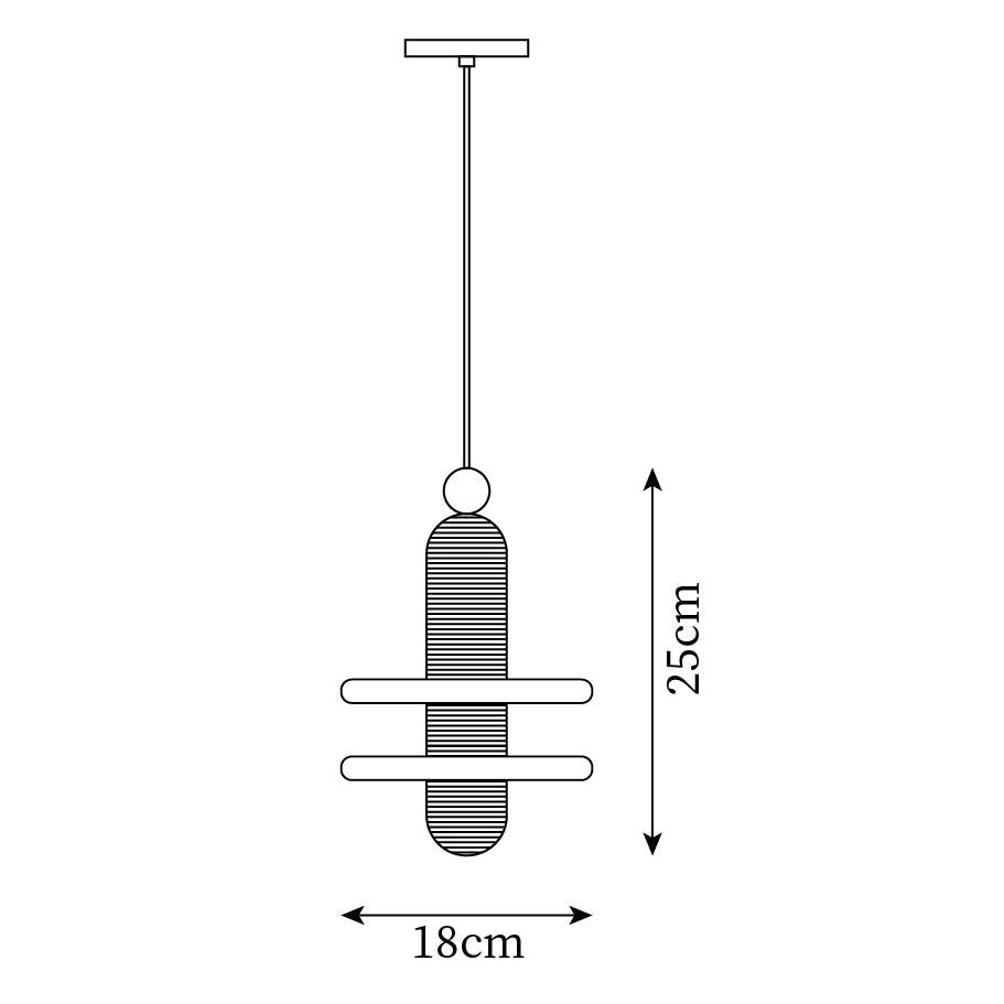 Goose Suspension en Alabastre Blanc et Cuivre - Neutralighting