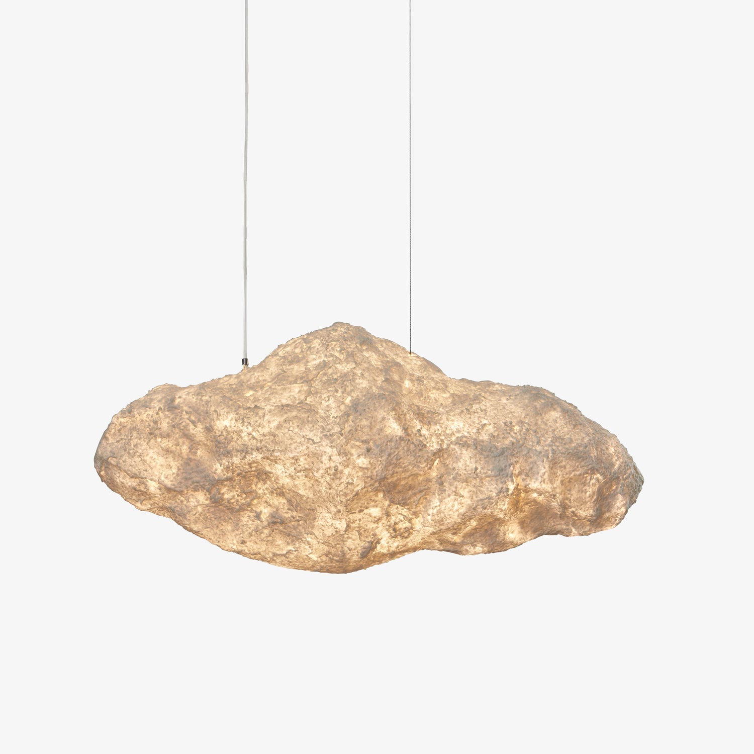 Elliros Texturé Pulpe Papier Suspension Lumière - Neutralighting