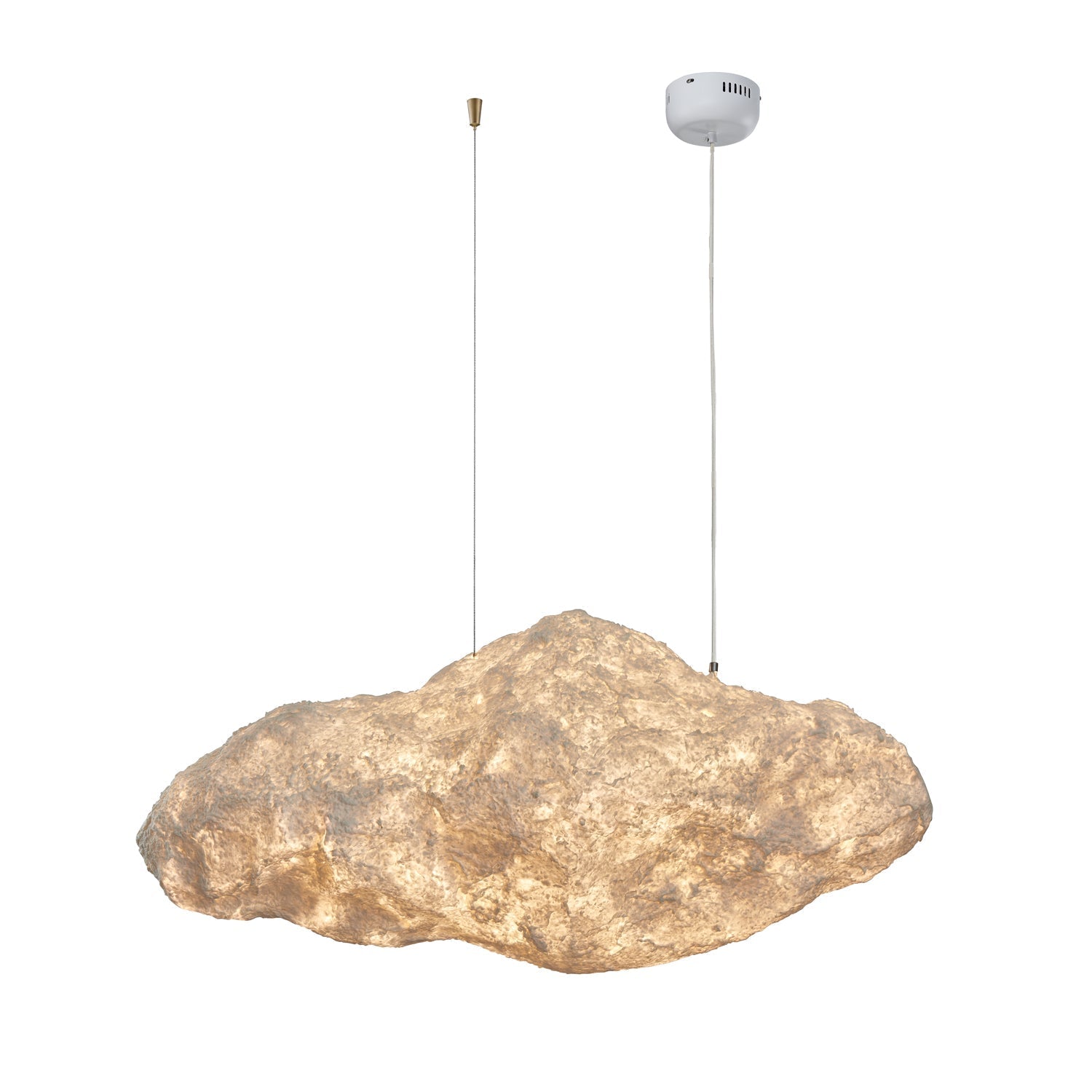 Elliros Texturé Pulpe Papier Suspension Lumière - Neutralighting
