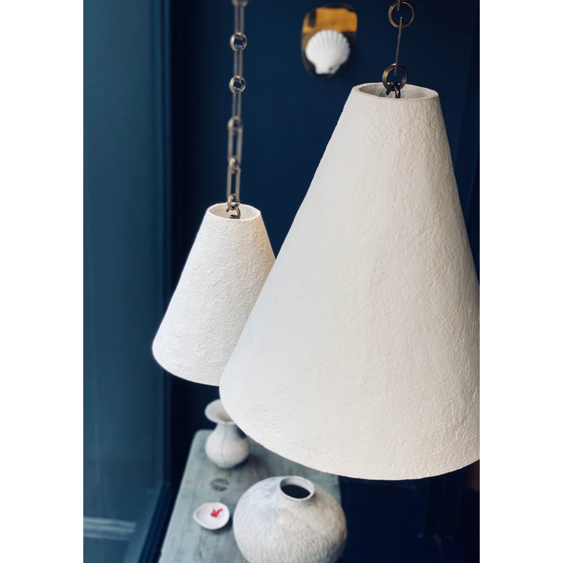 Zavelila Suspension Métal Plâtre Blanc Minimaliste - Neutralighting