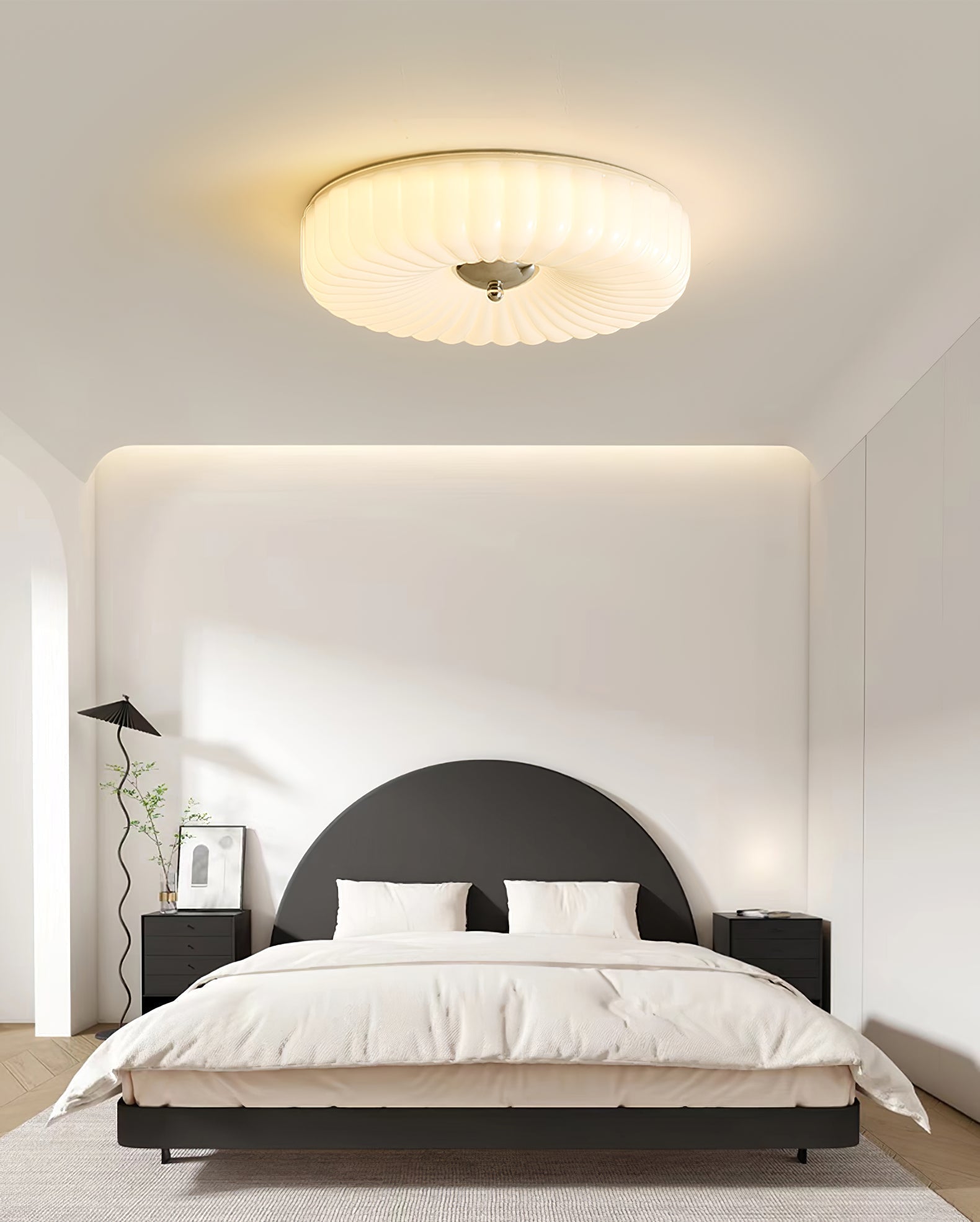 Zathee Plafonnier Verre Minimaliste Encastré - Neutralighting