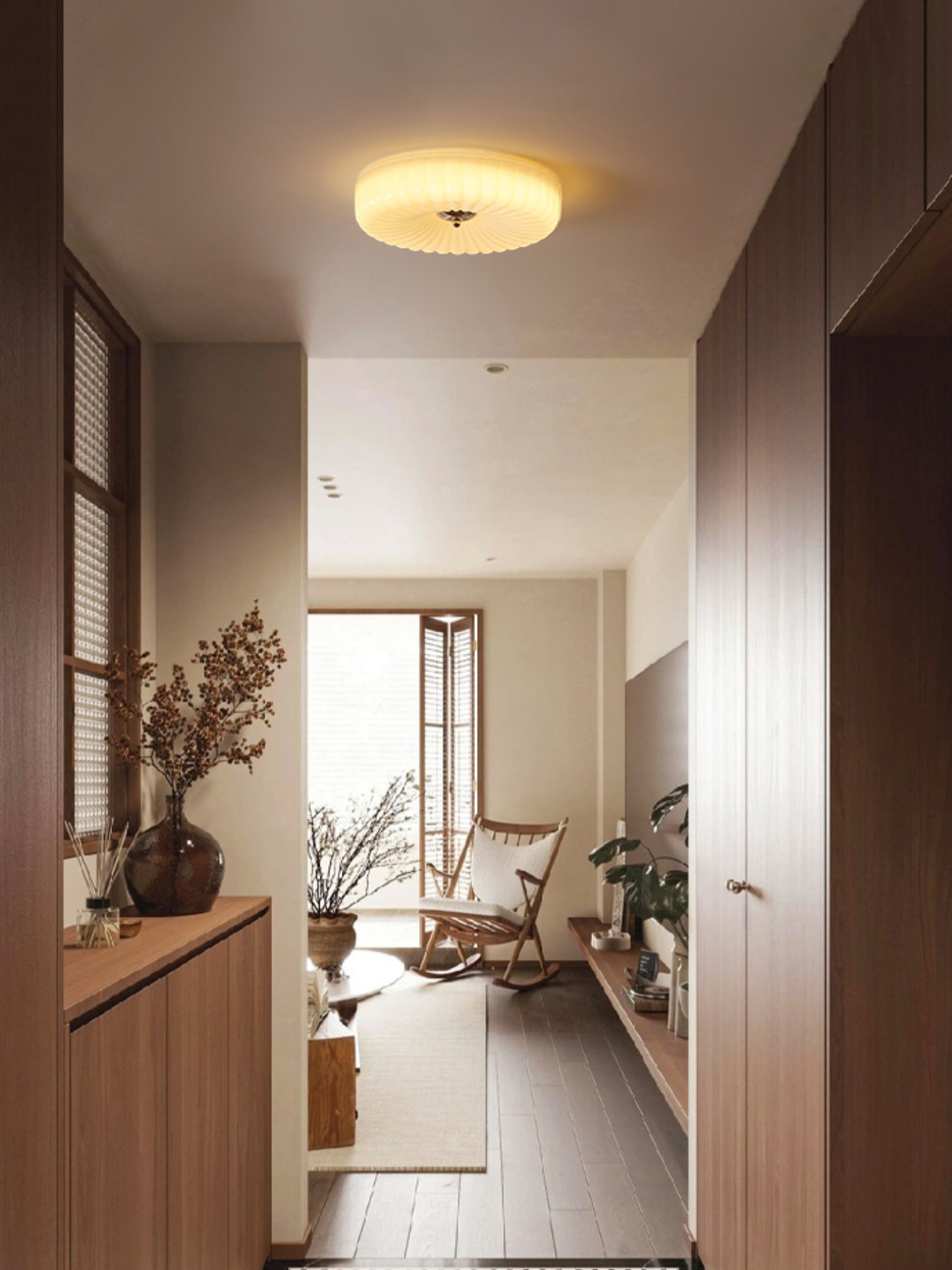 Zathee Plafonnier Verre Minimaliste Encastré - Neutralighting